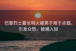 巴黎烈士墓長明火被男子用于點煙，引發(fā)眾怒，被捕入獄