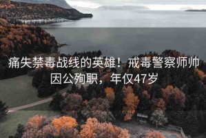 痛失禁毒戰(zhàn)線的英雄！戒毒警察師帥因公殉職，年僅47歲