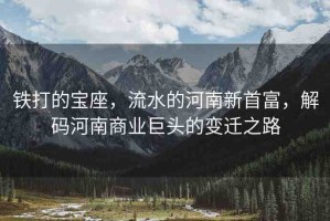 鐵打的寶座，流水的河南新首富，解碼河南商業(yè)巨頭的變遷之路