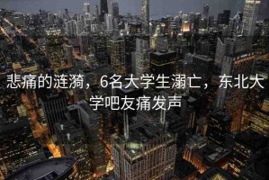 悲痛的漣漪，6名大學(xué)生溺亡，東北大學(xué)吧友痛發(fā)聲