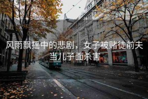風雨飄搖中的悲劇，女子被賭徒前夫當兒子面殺害