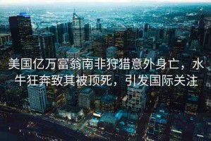 美國億萬富翁南非狩獵意外身亡，水?？癖贾缕浔豁斔溃l(fā)國際關注