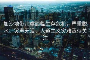 加沙地帶兒童面臨生存危機，嚴(yán)重脫水，哭聲無淚，人道主義災(zāi)難亟待關(guān)注