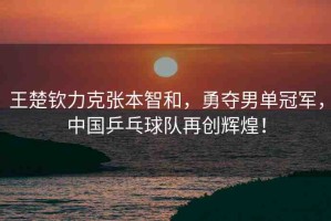 王楚欽力克張本智和，勇奪男單冠軍，中國乒乓球隊(duì)再創(chuàng)輝煌！