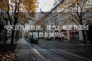 今天這幾組數(shù)據(jù)，提氣！彰顯我國經(jīng)濟(jì)強(qiáng)勁發(fā)展勢頭
