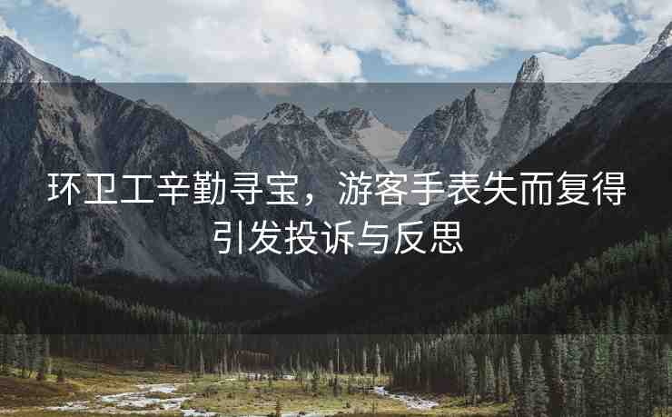 環(huán)衛(wèi)工辛勤尋寶，游客手表失而復得引發(fā)投訴與反思