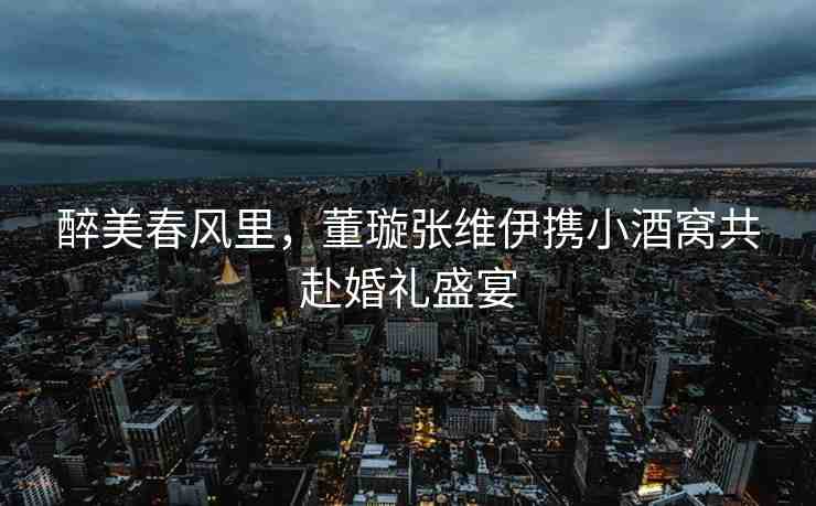 醉美春風(fēng)里，董璇張維伊攜小酒窩共赴婚禮盛宴