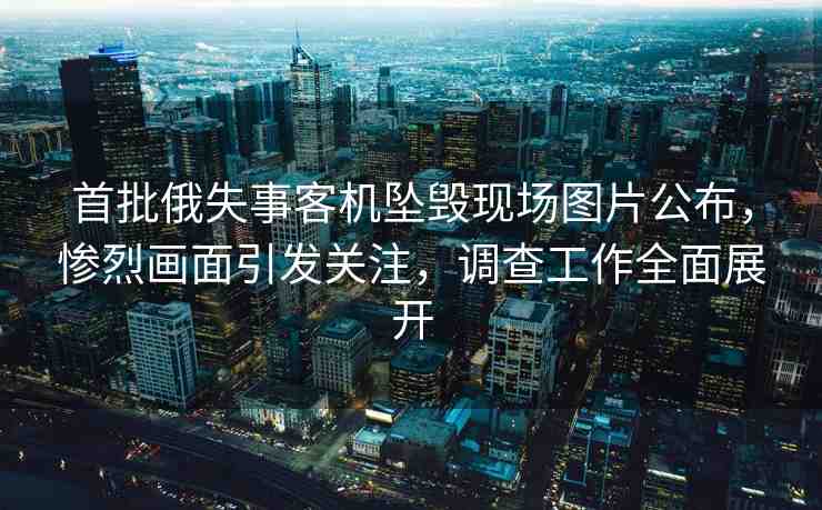 首批俄失事客機(jī)墜毀現(xiàn)場圖片公布，慘烈畫面引發(fā)關(guān)注，調(diào)查工作全面展開