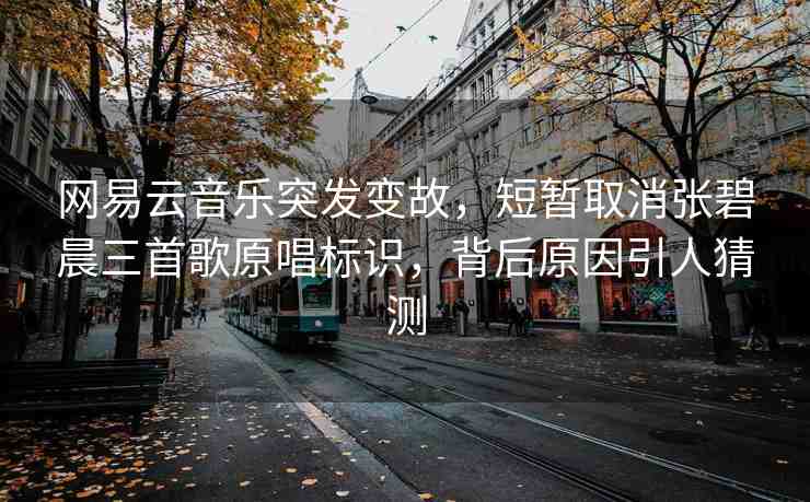 網(wǎng)易云音樂(lè)突發(fā)變故，短暫取消張碧晨三首歌原唱標(biāo)識(shí)，背后原因引人猜測(cè)