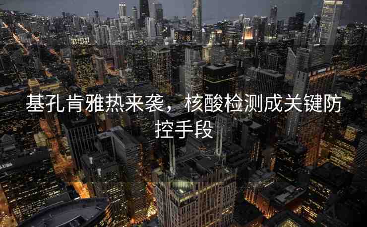基孔肯雅熱來襲，核酸檢測成關鍵防控手段