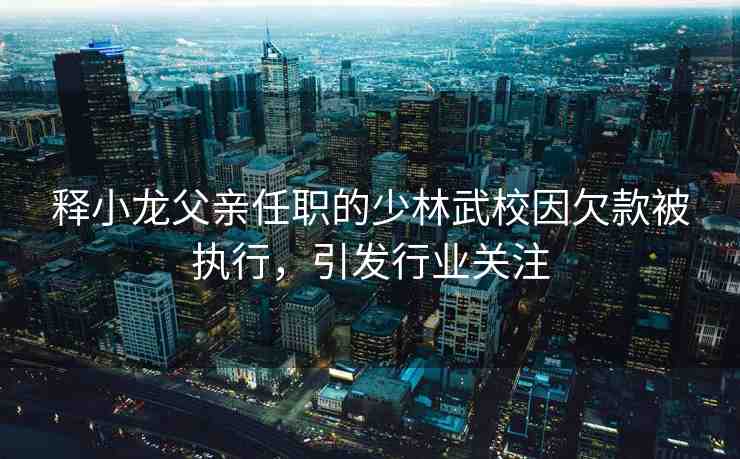 釋小龍父親任職的少林武校因欠款被執(zhí)行，引發(fā)行業(yè)關(guān)注